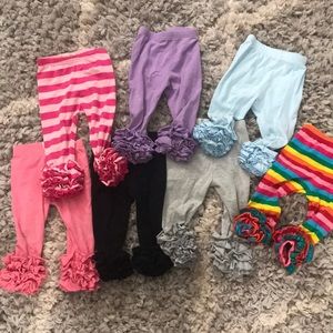 Lot of 7 pair of Ruffle Leggings